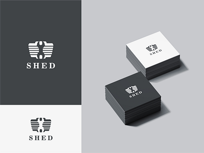 SHED branding branding design clean logo company logo design logo logo design minimalist logo modern logo proffesional logo