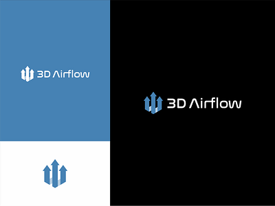 3D Airflow branding branding design clean logo company logo design logo logo design minimalist logo modern logo proffesional logo