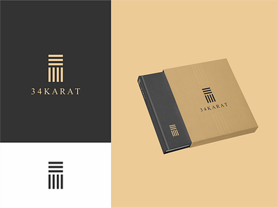 34 KARAT branding branding design clean logo company logo design logo logo design minimalist logo modern logo proffesional logo