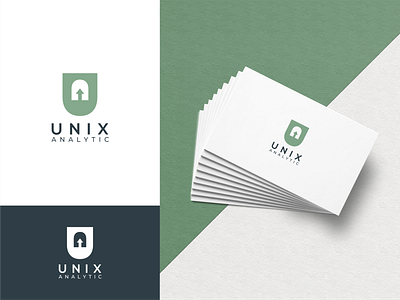 UNIX Analytic branding branding design clean logo company logo design logo logo design minimalist logo modern logo proffesional logo