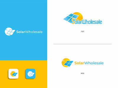 Solar Wholesale branding branding design clean logo company logo design logo logo design minimalist logo modern logo proffesional logo