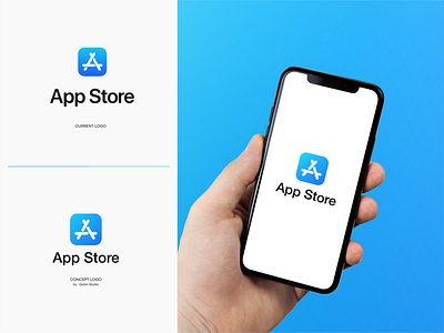 App Store REDESIGN LOGO CONCEPT branding branding design clean logo company logo design logo logo design minimalist logo modern logo proffesional logo