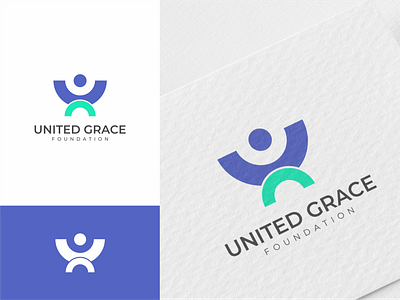 UNITED GRACE Foundation branding branding design clean logo company logo design logo logo design minimalist logo modern logo proffesional logo simple logo