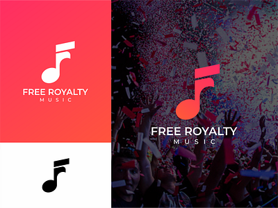 FREE ROYALTY MUSIC branding branding design clean logo company logo design logo logo design minimalist logo modern logo proffesional logo