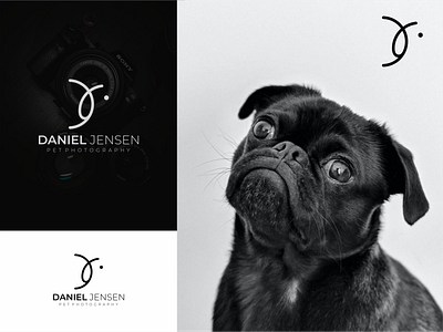 DANIEL JENSEN pet photography branding branding design clean logo company logo design logo logo design minimalist logo modern logo proffesional logo