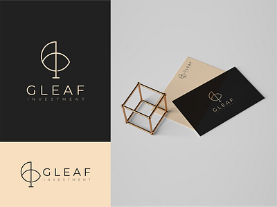 GLEAF branding branding design clean logo company logo design logo logo design minimalist logo modern logo proffesional logo simple logo