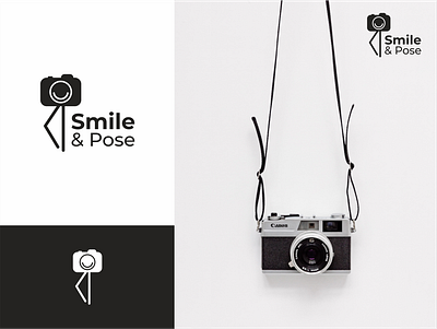 Smile & Pose branding branding design clean logo company logo design graphic design logo minimalist logo