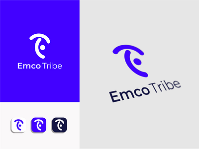 Emco Tribe branding branding design clean logo company logo design logo logo design minimalist logo