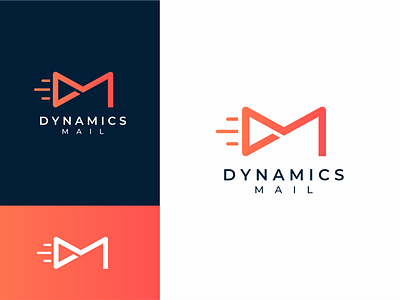 DYNAMICS MAIL branding branding design clean logo company logo design logo logo design minimalist logo