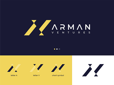 Arman Ventures branding branding design clean logo company logo design logo logo design minimalist logo