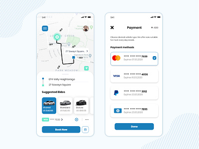 Car Sharing App Concept