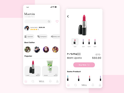 Cosmetics Products Delivery App app clone app design app development ecommerce ecommerce app ecommerce business ecommerce design makeup delivery business mobile app design online shop online shopping online store product product design startup uber clone