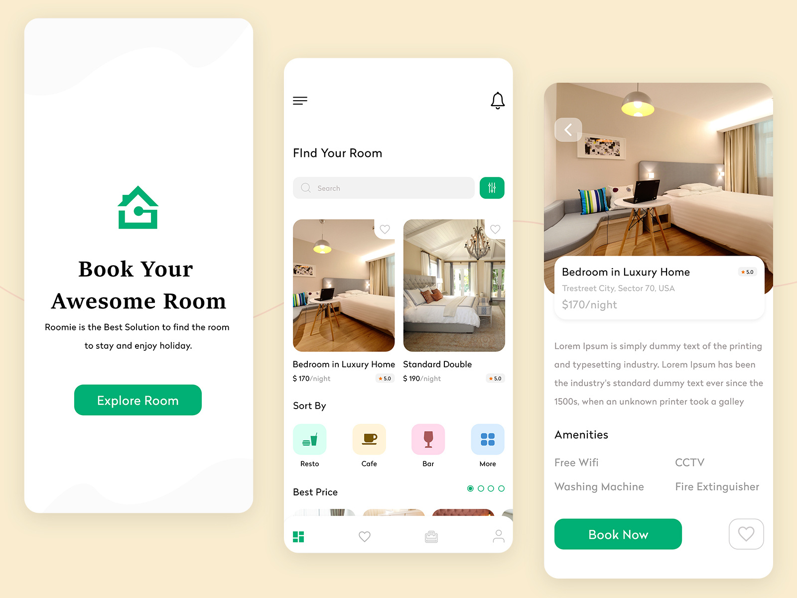 Hotel Room Booking Apps By APurple On Dribbble