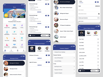 Handy Clone App Ui By Apurple On Dribbble