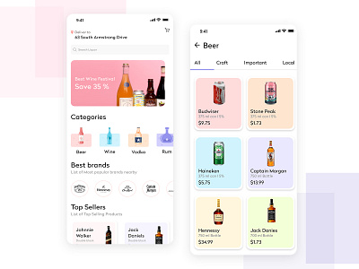 Online Liquor Delivery alcohol alcohol branding app clone app developer app development beer delivery delivery delivery app delivery service on demand on demand app online store