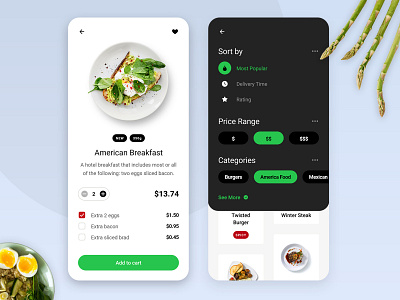 Food Delivery App UI app design app development app ui food food and drink food app food app design food app ui food apps food delivery food delivery app food delivery application food delivery service food design food illustration foodie grubhub uber clone ubereats