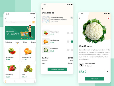 Grocery Delivery App for iOS app clone app design app development clone app food app fruit fruits grocery grocery app grocery online instacart mobile app mobile app design online marketing online shop online store vegitables