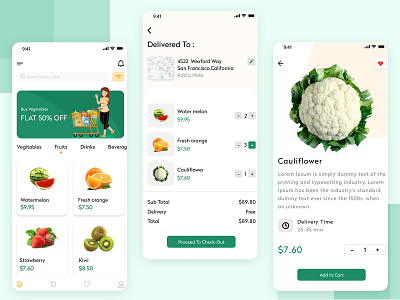 Grocery Delivery App for iOS
