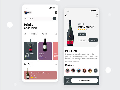 Beer Delivery App UI