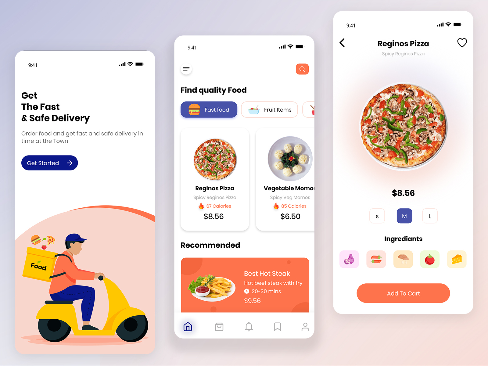 Food Delivery App Solution by aPurple on Dribbble