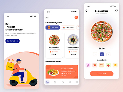 Food Delivery App Solution app clone app design app development delivery app delivery service food and drink food app food delivery food delivery app food delivery application on demand on demand app pizza box pizza delivery pizza menu