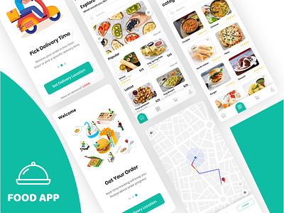 Food Delivery Service app design app development app ui food food and drink food app food app design food app ui food delivery food delivery app food delivery application food delivery service food illustration foodie uber clone ubereats