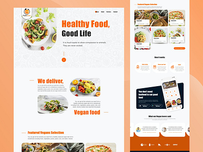 Food Delivery Website UI