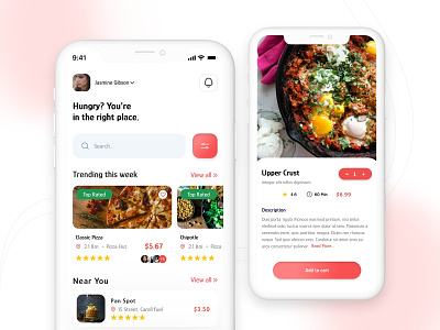 Creative Food 🍕 Delivery App UI Design app clone app design app development app like ubereats app ui food delivery app illustration mobile app mobile app design ubereats ui