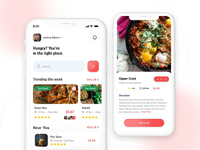 Creative Food 🍕 Delivery App UI Design