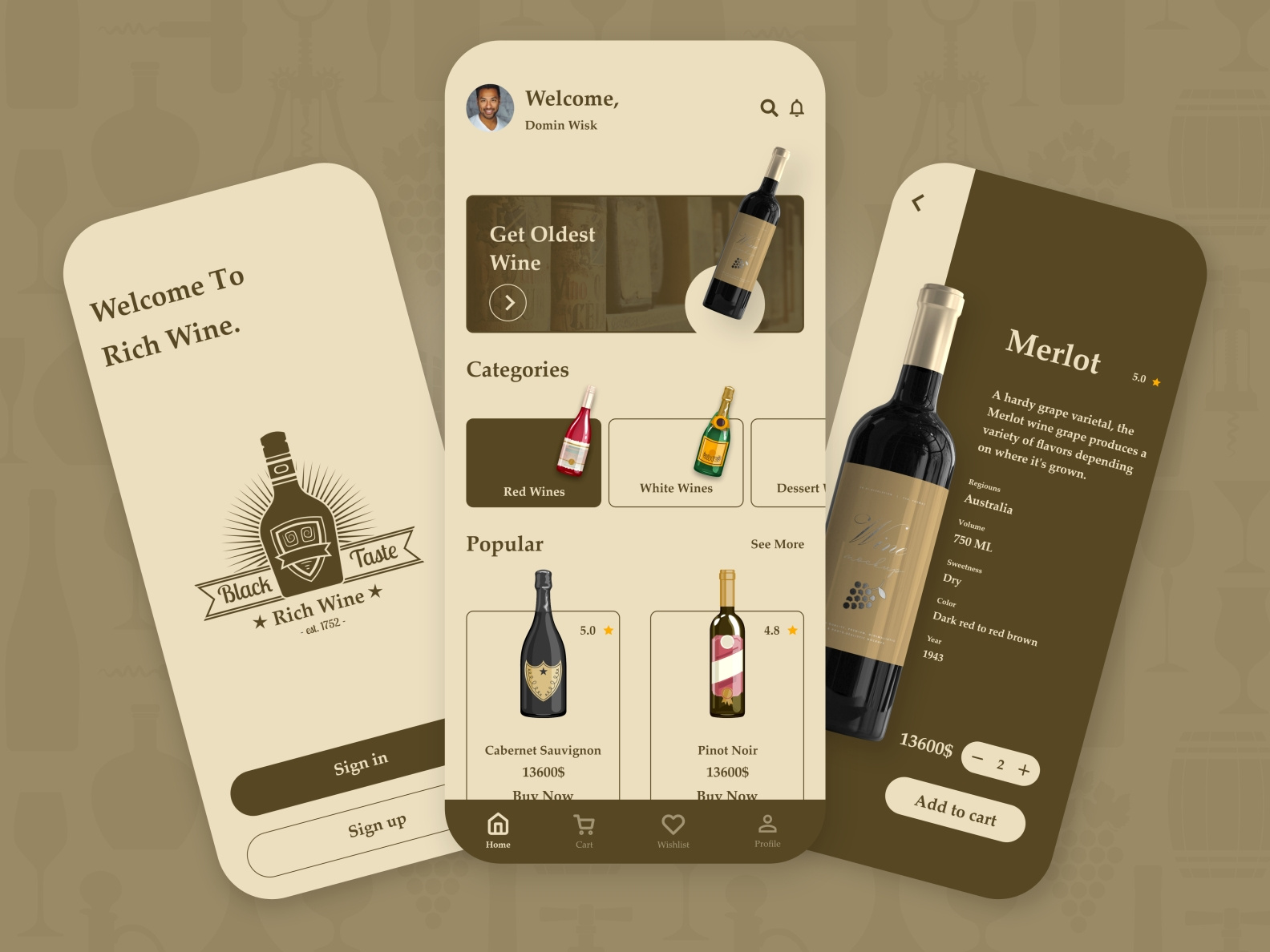 Online Liquor 🍾 Store App UI/UX Design by aPurple on Dribbble