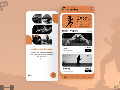 The Best Fitness App 🏋️ UI Design app clone app design app development app ui fitness app development fitness app ui design gym app ui mobile app mobile app design