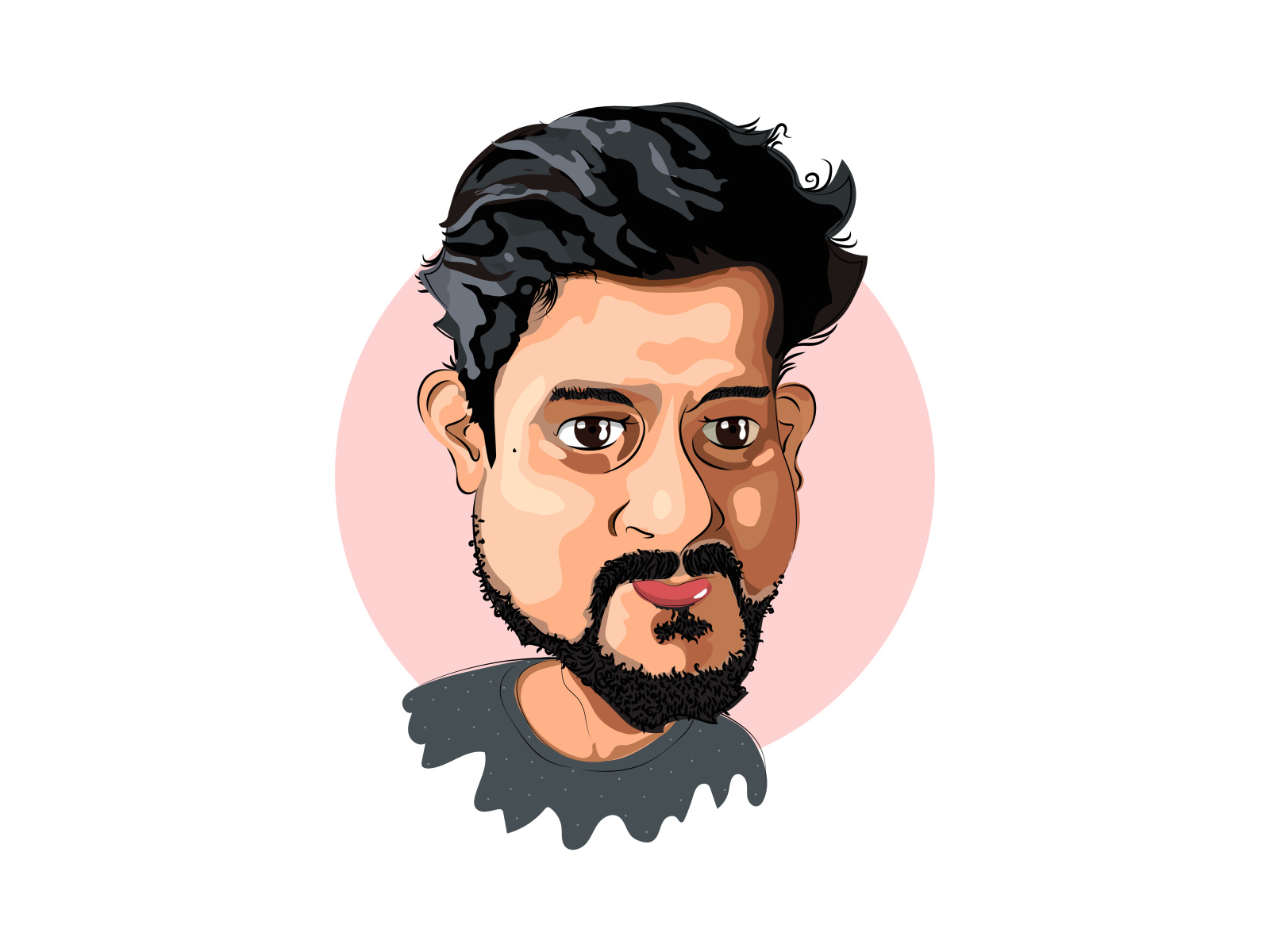 Caricature by Aravinthakrishnan Kannadasan on Dribbble