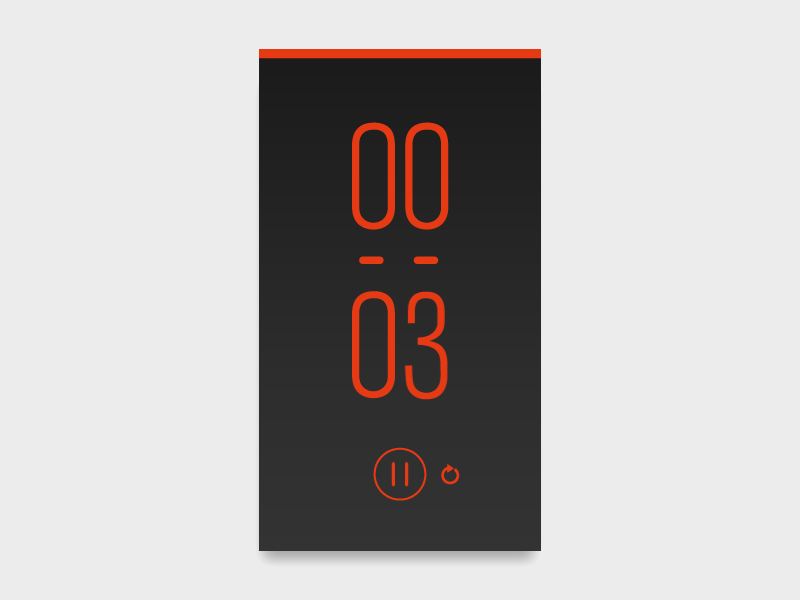 Daily UI — 014 Count Down 014 app count down dailyui interface mobile ui ux