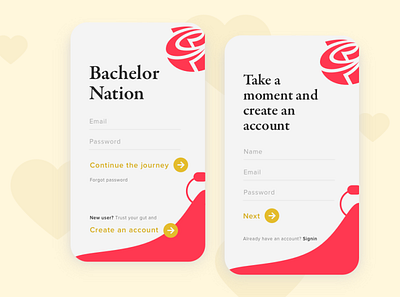 Daily UI Sign up bachelor dailyui dailyui 001