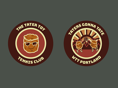 The Tater Tot Tennis Club tater tot tennis tshirt