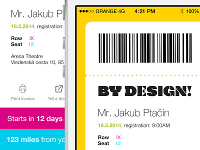 Mobile Ticket for By Design Conference