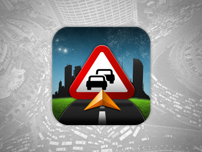 Real-time traffic purchase icon icon in app navigation realtime sygic