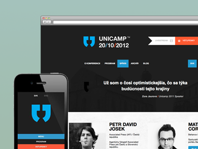 Web for Unicamp conference / Responsive conference dark responsive unicamp web
