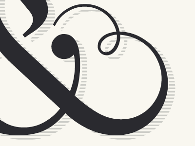 Ampersand ampersand black blackletter shadow type typography