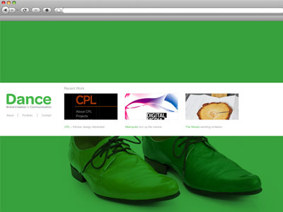 Dance Web Homepage 1