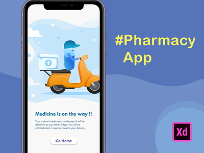 Pharmacy App - Delivery Status Page delivery app delivery status delivery status ui empty states emptystate illustration illustrations medicine app medicine delivery app medicine ordering app pharmacy app pharmacy app ui ui uidesign