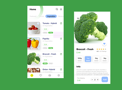 Grocery App Concept android app design ui uidesign