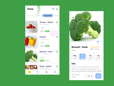 Grocery App Concept