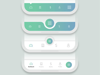 Mobile menu app design icon icons ios logotype ui ux vector
