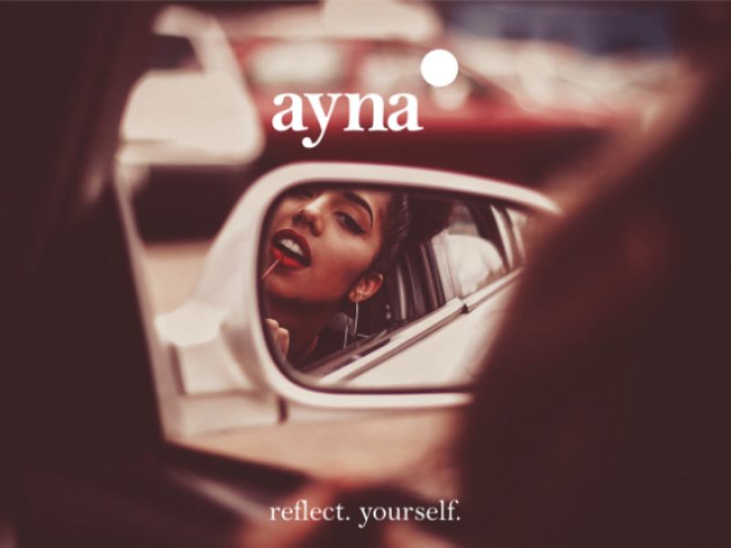 ayna | Cosmetic Branding identity india modern luxury logo branding cosmetics