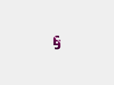 Logofolio - GJ Monogram branding creative g graphic design j logo monogram purple symbol watch