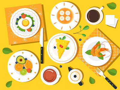 My breakfast breakfast delicious food furniture health life tableware 插图
