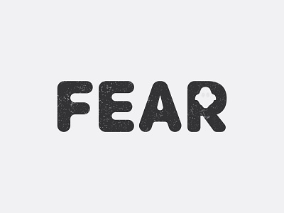 FEAR LOGOTYPE. design dribbble flat icon illustration logo minimal type typography vector