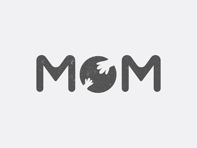 MOM LOGOTYPE. design dribbble flat icon illustration logo minimal type typography vector