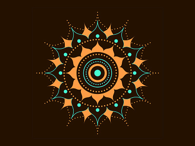 MANDALA DECORATIVE DESIGN beautiful decorating decorations design drawing dribbble icon illustration mandala mandalas minimal ui vector